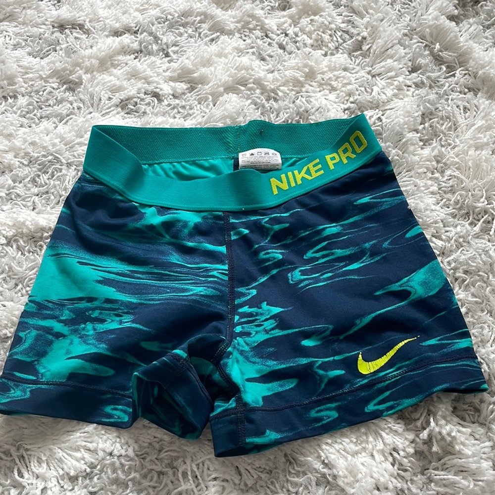 blue nike pros